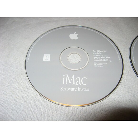 iMac For DV Models Software Install & Restore Discs SSW Version 9.0.4 - Picture 2 of 3